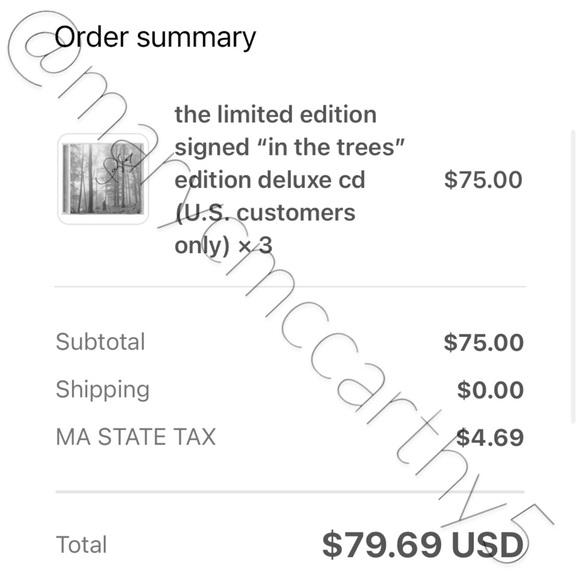 SIGNED Taylor Swift Folklore CD with attached heart | New & Sealed - Picture 6 of 7